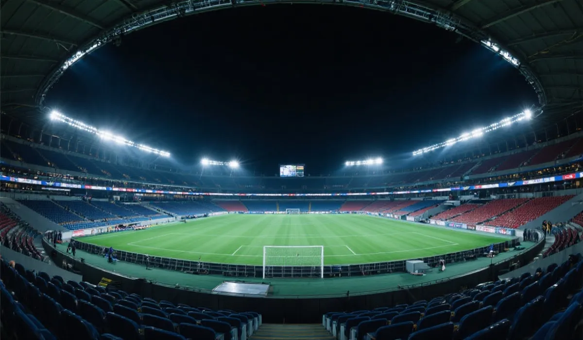 赛事直播现场氛围图