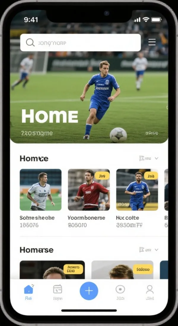 首页与赛事聚合界面